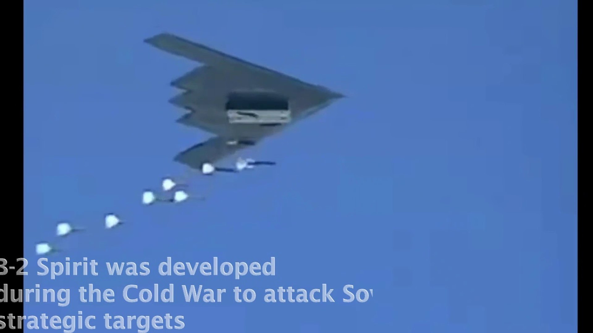 ⁣B-2_Spirit Bomber jet in action