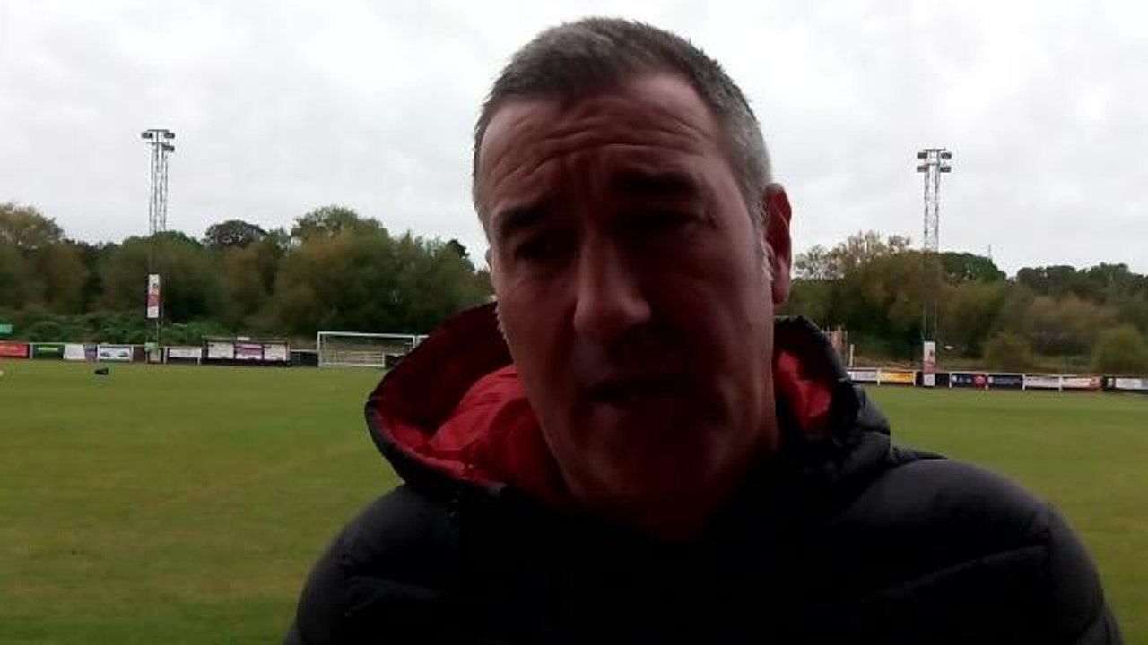Banbury United boss Mike Ford's post-match reaction.