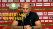 Conférence de presse AC Ajaccio - Valenciennes FC (2-0) : Olivier PANTALONI (ACA) - Olivier GUEGAN (VAFC) - 2019/2020