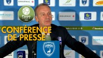 Conférence de presse Chamois Niortais - AJ Auxerre (2-2) : Pascal PLANCQUE (CNFC) - Jean-Marc FURLAN (AJA) - 2019/2020