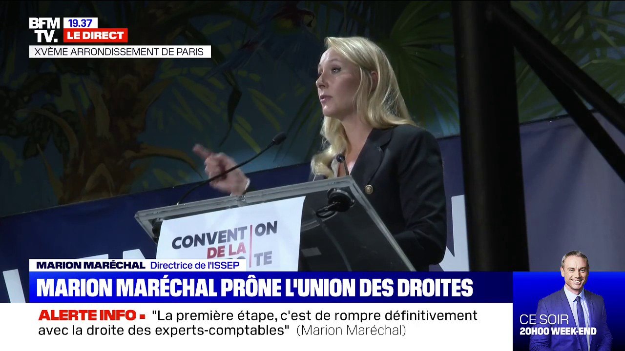 "L'écologie, en réalité, est un conservatisme." Marion Maréchal s'empare de la question écologique lors de sa "convention de la droite"