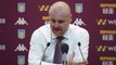 Burnley boss Sean Dyche happy with a point at Aston Villa
