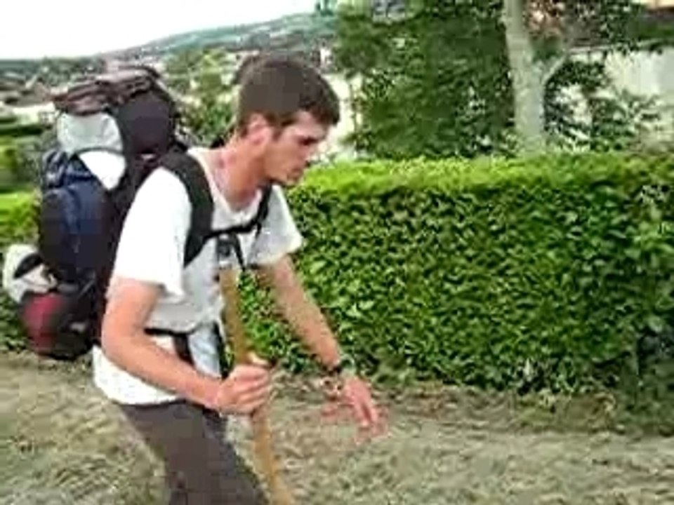 En arrivant à Lauzerte