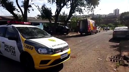 Homem tem fratura em perna ao ser atingido por tiro