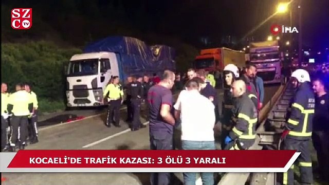 Otoyolda zincirleme kaza! 3 ölü 3 yaralı
