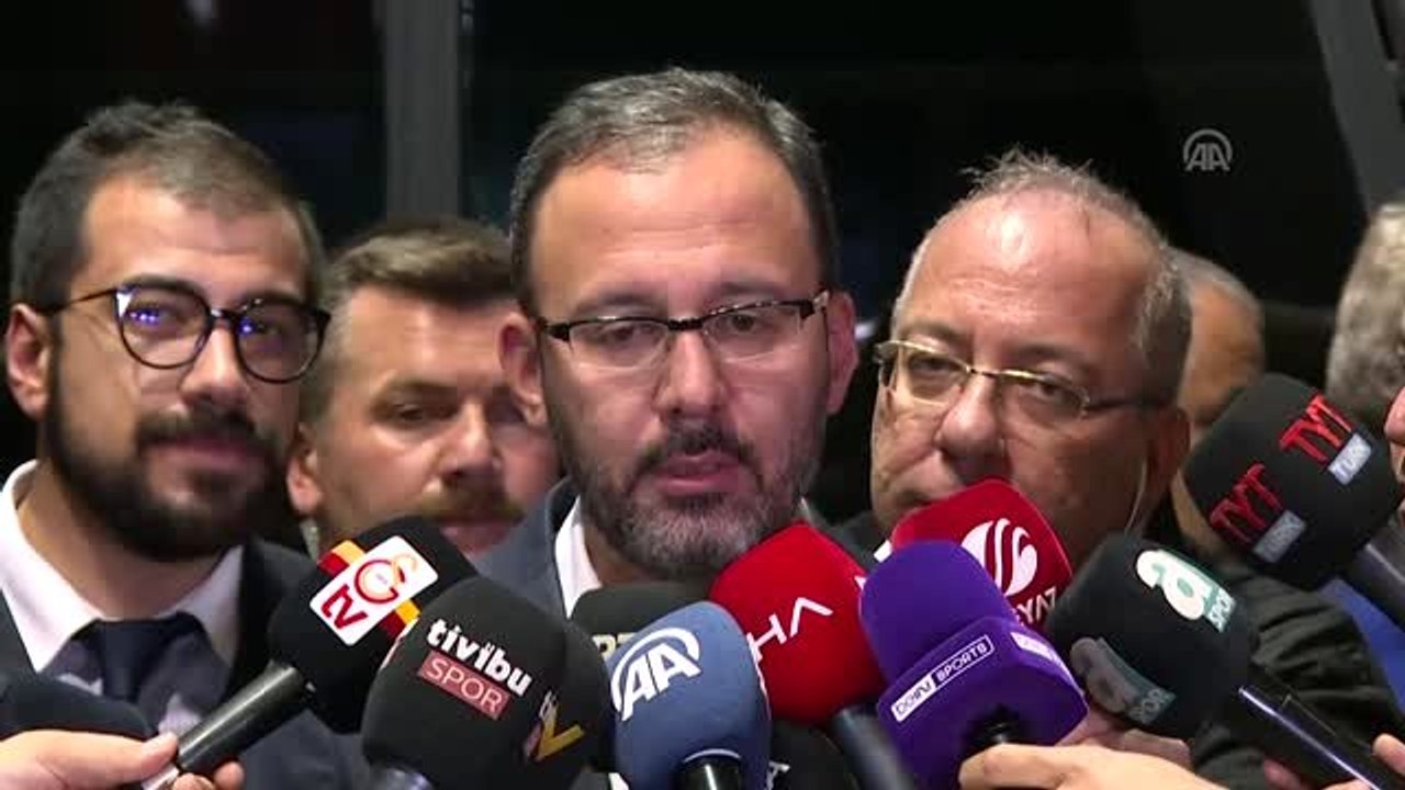 Galatasaray-Fenerbahçe maçının ardından - Gençlik ve Spor Bakanı Kasapoğlu