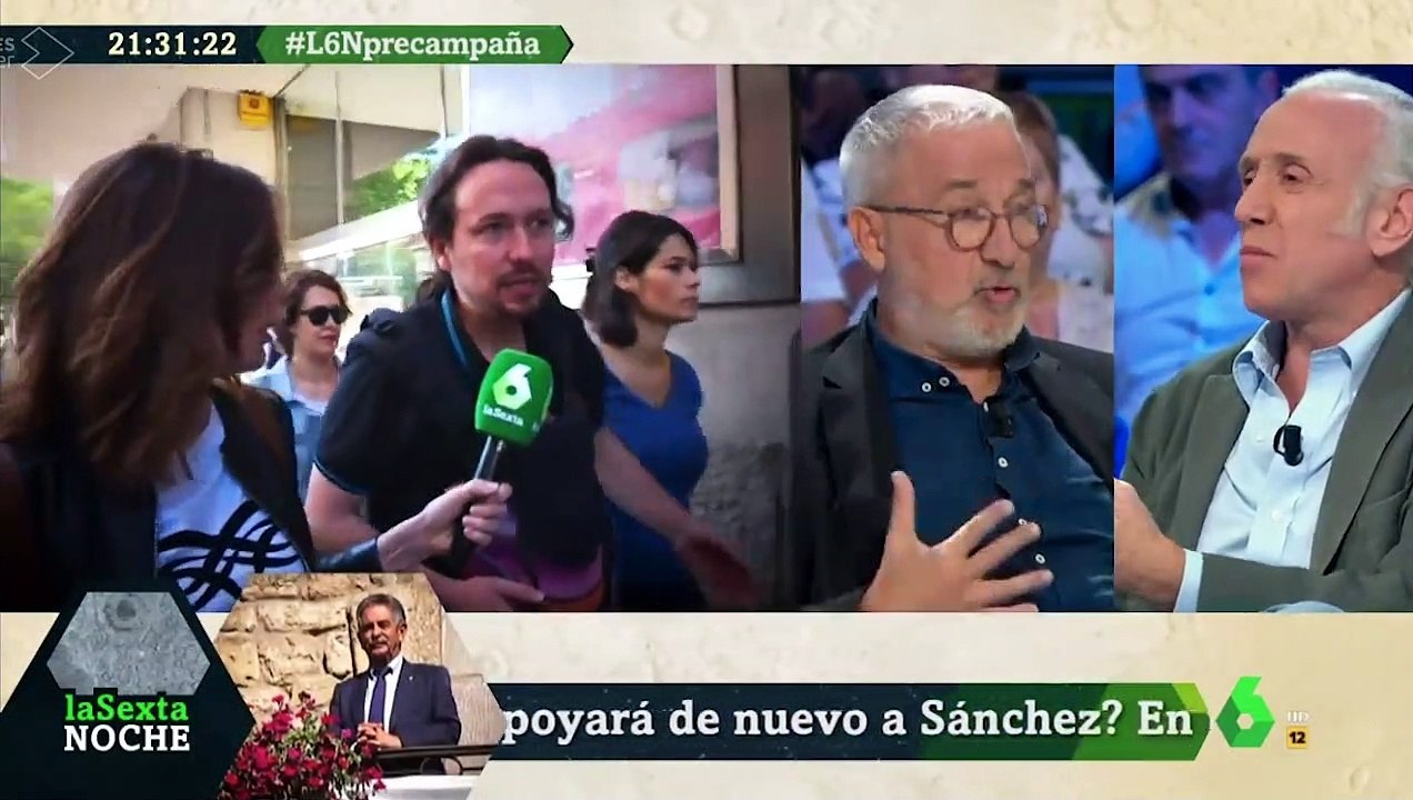 Eduardo  Inda habla en La Sexta Noche sobre Errejón y los hijos de Iglesias y Montero