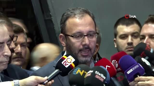 Bakan Kasapoğlu: Spora katkısı olan iki güzide kulübümüzü tebrik ediyorum