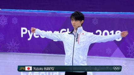 WOG18 - Men SP - Yuzuru Hanyu - 6min Warmup (ESP ITA)