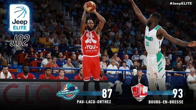 Jeep® ÉLITE : Pau-Lacq-Orthez vs Bourg-en-Bresse (J2)