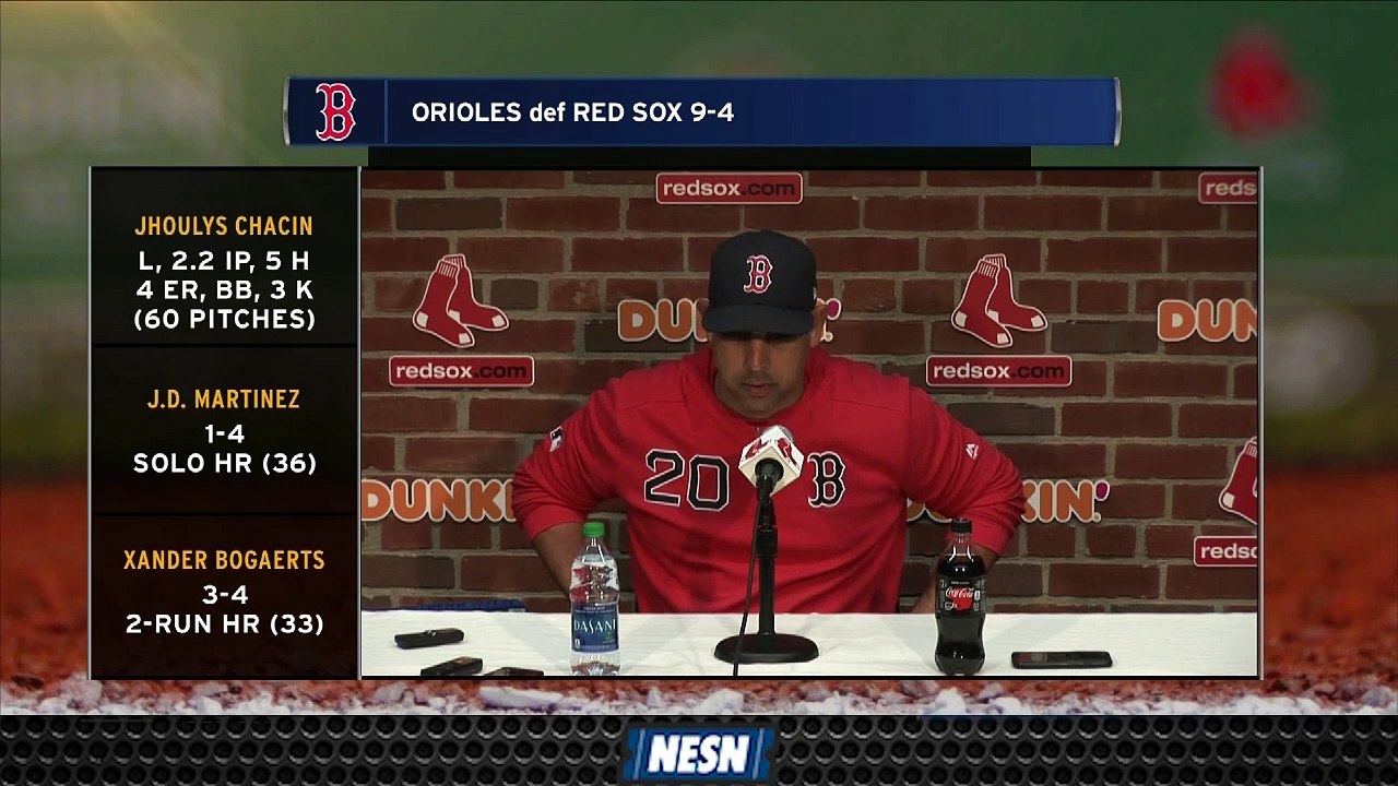 Red Sox's Alex Cora Discusses Andrew Cashner After Tough Outing Vs. Orioles