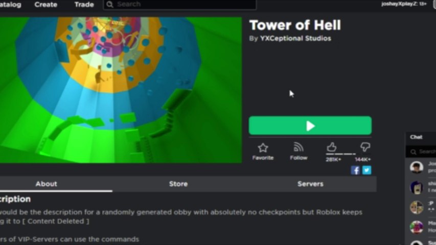 Roblox Tower Of Hell Gameplay Video Dailymotion - roblox games with vip server commands