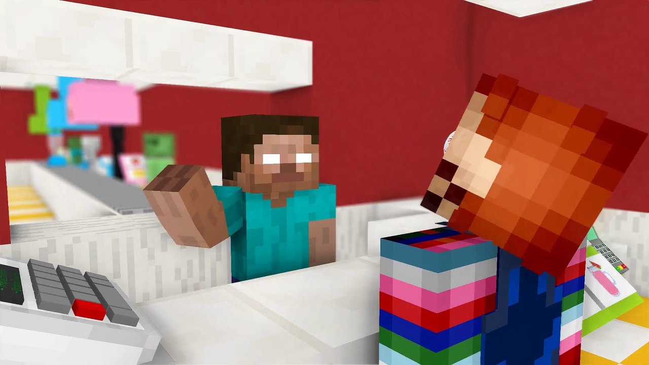 Monster School: WORK AT SMOOTHIES PLACE! - Mine...