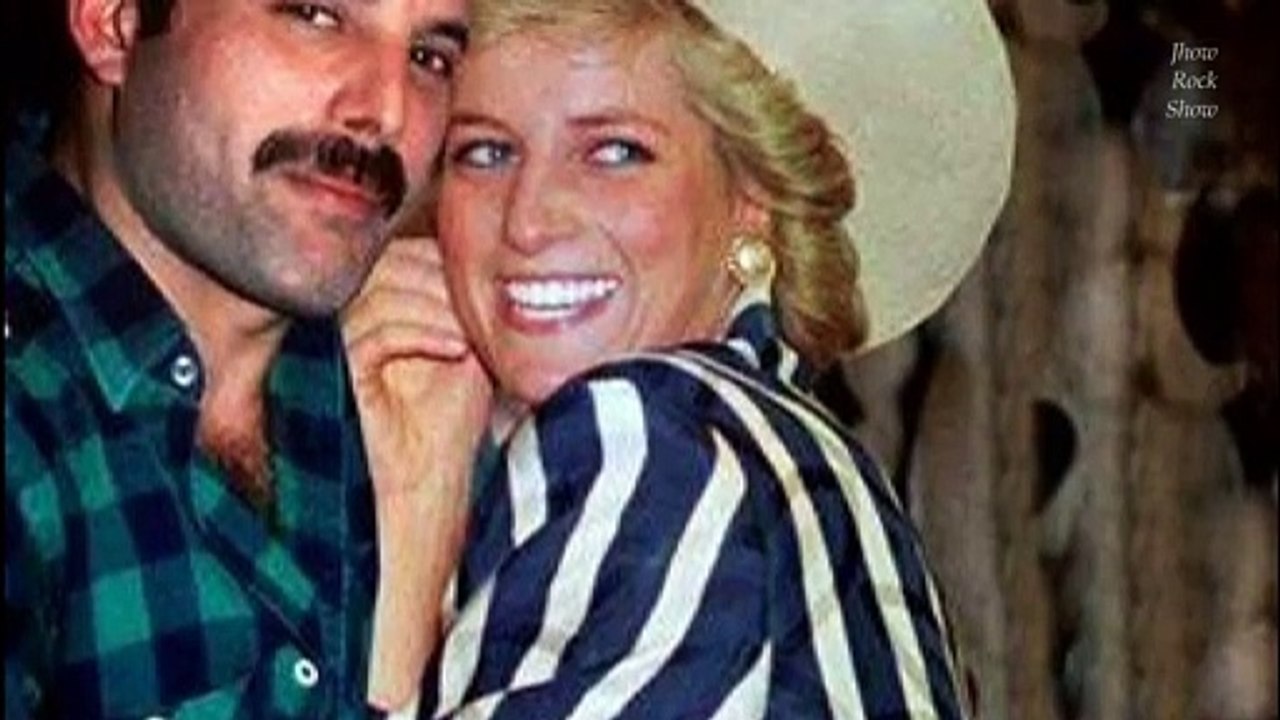 Princess Diana and Michael Jackson, Elton John, George Michael, Queen, John Travolta, Bowie