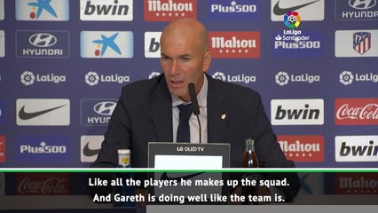 Bale is more plugged in than ever at Real - Zidane