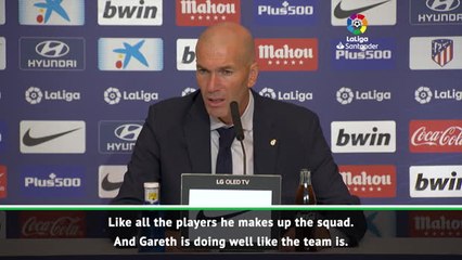 Bale is more plugged in than ever at Real - Zidane