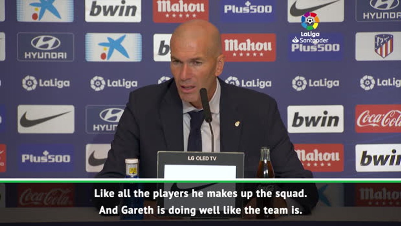 Bale is more plugged in than ever at Real - Zidane