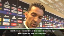 Record-breaking Buffon delighted at making history