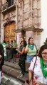Colectivas Feministas de Zacatecas participaron en la marcha con motivo del movimiento por el Aborto seguro, legal y gratuito