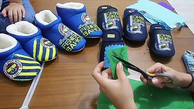 10 TL TERLİĞİ 50 TL AYAKKABIYA DÖNÜŞTÜRMEK! DIY TERLİK SÜSLEME CHALLENGE! Bidünya Oyuncak