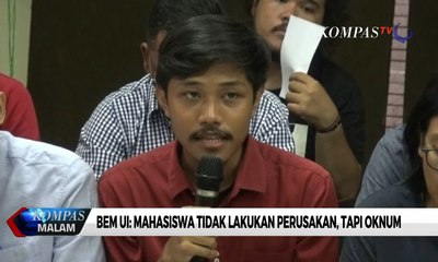 Ketua BEM UI: Mahasiswa Tidak Lakukan Perusakan, Tapi Oknum