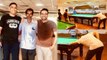 Dhoni played billiards| எம்எல்ஏ-வுடன் தோனி பில்லியர்ட்ஸ் விளையாடிய தோனி