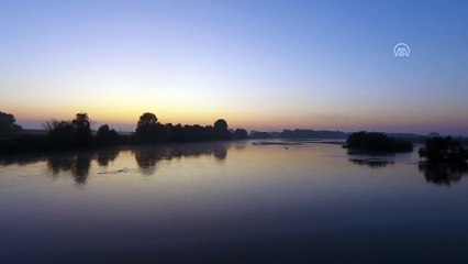 Meriç'te büyüleyici gün doğumu - EDİRNE