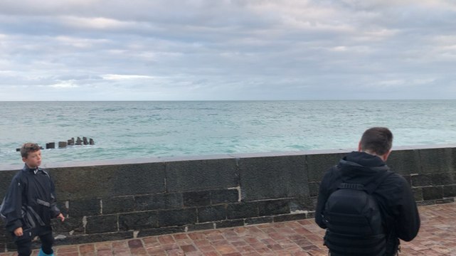 Saint-Malo. Beau spectacle avec les grandes marées !