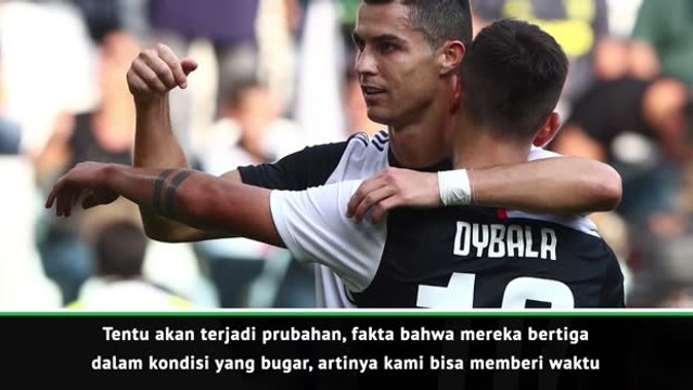 Trio Ronaldo, Dybala dan Higuain menjadi elemen penting Sarri