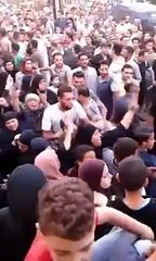 جنازة شعبية للطفلة جنة