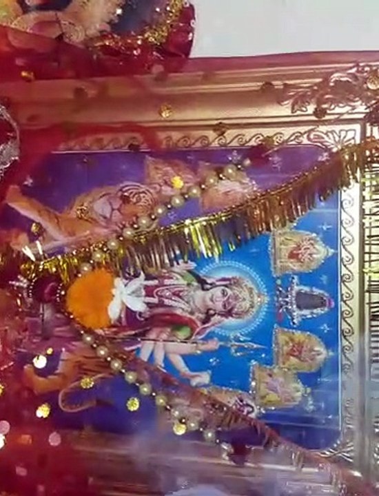 Durga maa - a celebration and offerings at home for Navratri