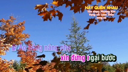 HÃY QUÊN NHAU Tân Cổ KaraOke song ca Tân nhạc Phương Kim Cổ nhạc- Loan Thảo