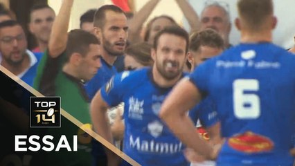 TOP 14 - Essai Martin LAVEAU (CO) - Castres - Agen - J5 - Saison 2019/2020