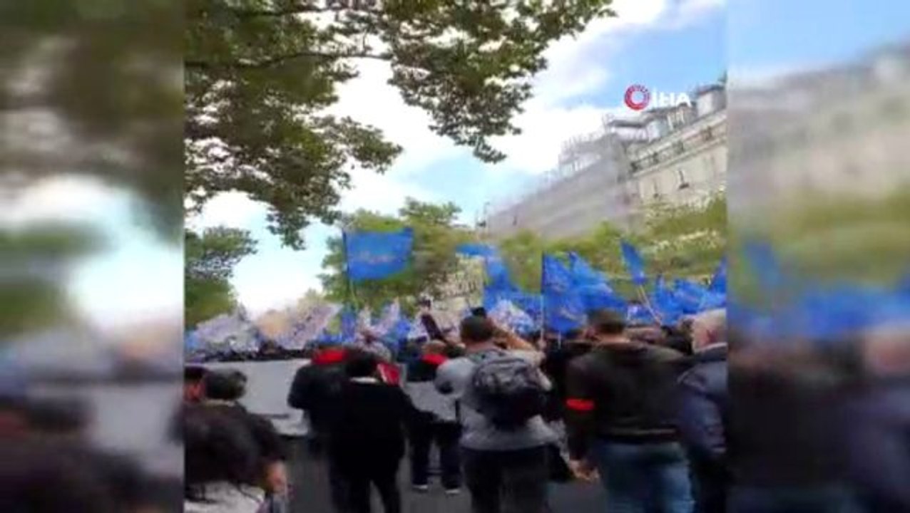 Fransa'da bu kez 22 bin polis sokağa çıktı