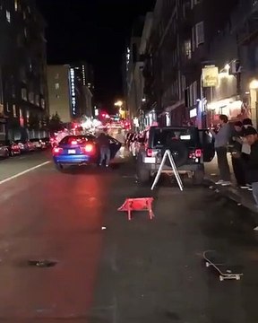 Même la police était impressionnée par le mouvement exécuté par ce jeune homme