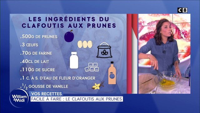 Facile à faire : le clafoutis aux prunes