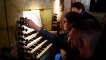 L'orgue de l'Eglise Saint-Jacques de Lunéville, fait chauffer les tuyaux pour un concert