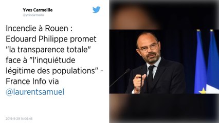 À Guidel, Édouard Philippe s’engage à la « transparence totale » sur l’incendie de Rouen