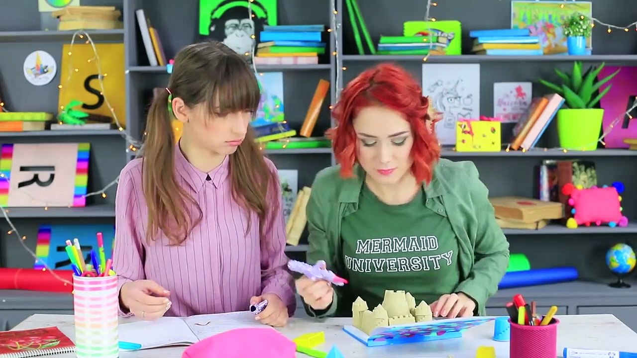 10 MATERIAIS ESCOLARES DE SEREIA PEGADINHAS PARA FAZER NA ESCOLA!