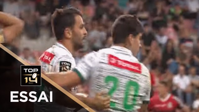 TOP 14 - Essai Charly MALIE (SP) - Toulouse - Pau - J5 - Saison 2019/2020