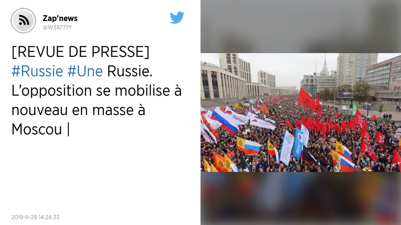 Russie. L’opposition se mobilise à nouveau en masse à Moscou