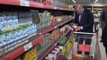 Cumhurbaşkanı Erdoğan, Tarım Kredi Kooperatifi satış mağazasından alışveriş yaptı - İSTANBUL