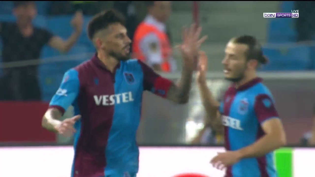 Trabzonspor 1-0 Besiktas - GOAL - Tokoz (OG)