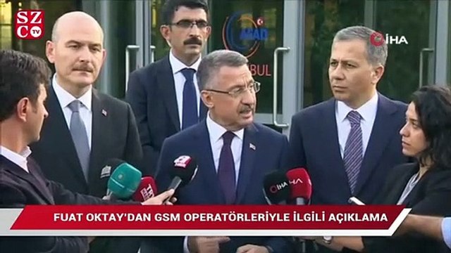 Cumhurbaşkanı Yardımcısı Fuat Oktay’dan GSM operatörleriyle ilgili açıklama!