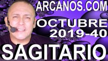 HOROSCOPO SAGITARIO ARCANOS.COM - 29 de septiembre a 5 de octubre de 2019 - Semana 2019-40