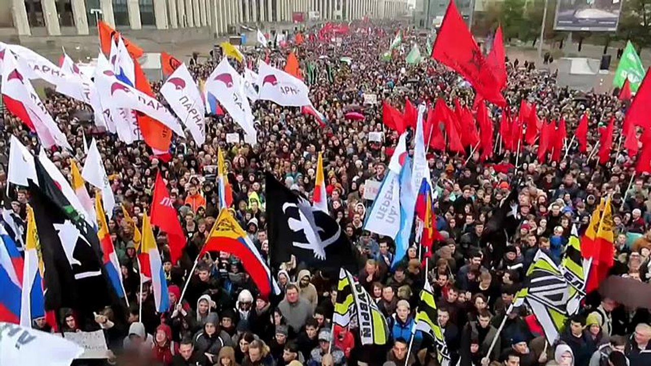 Zehntausende fordern in Moskau die Freilassung von politischen Gefangenen