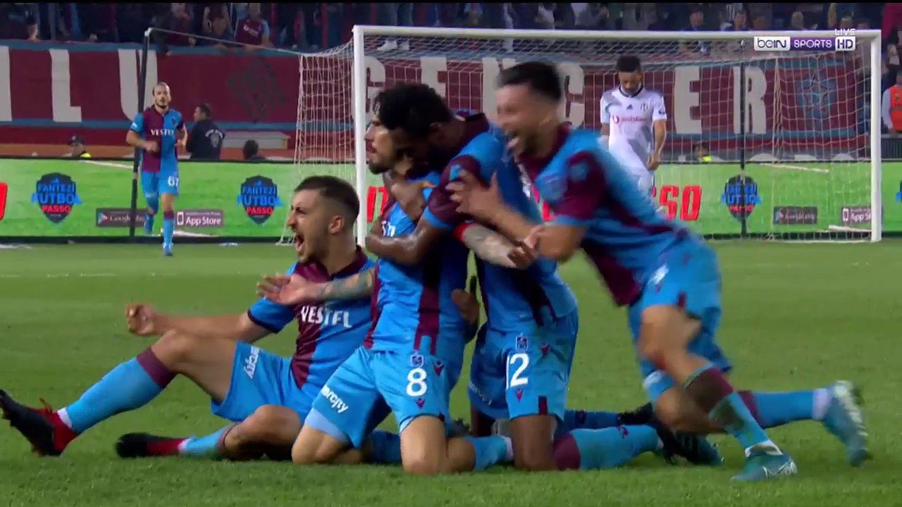 Trabzonspor 2-0 Besiktas - GOAL: Jose Sosa
