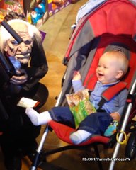 Baby Has Funny Halloween - Baby Fun and Fails Video