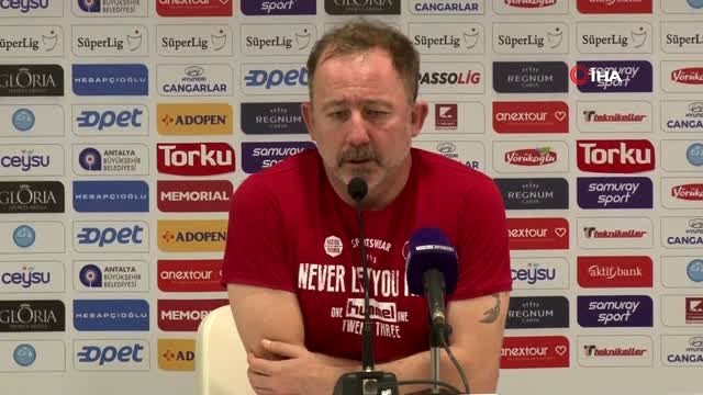 Sergen Yalçın: Hak eden taraf Antalyaspor'du