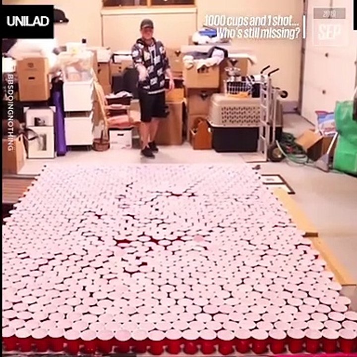 1000 cups and one shot... Who's still missing?